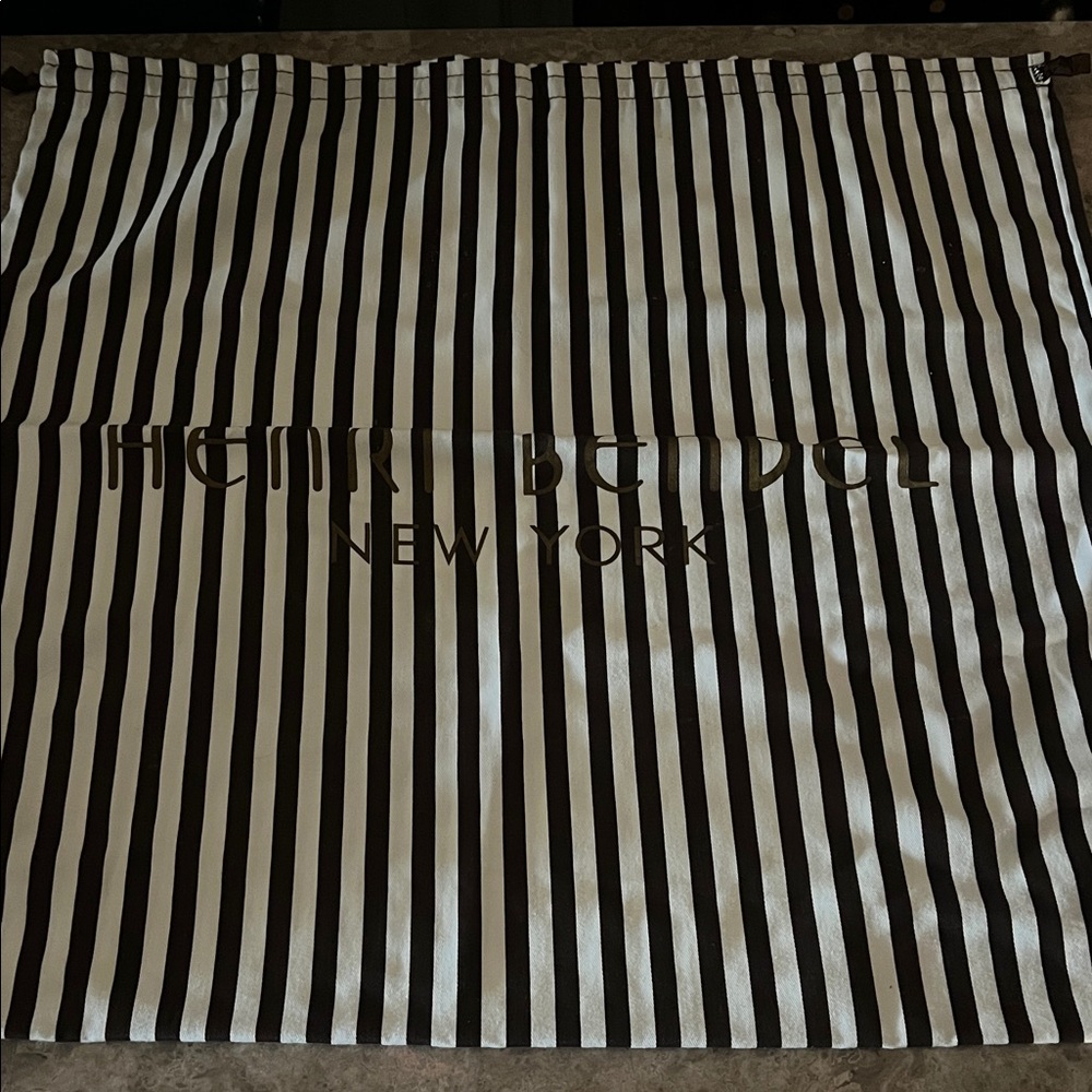 Henri Bendel Monochrome Striped Dust bag